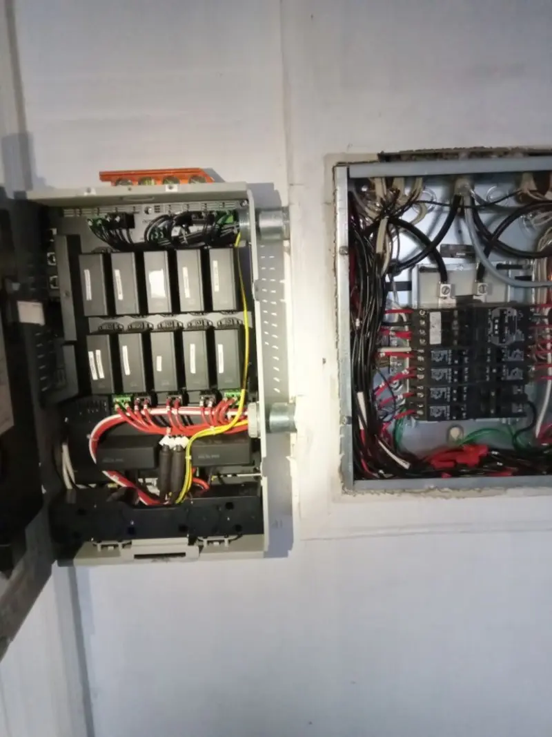 Electrical panel upgrade completed for Security Camera Wiring in Sixteen Mile Stand